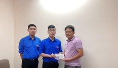 Sinh viên trường quân sự đến Tiền Phong chia sẻ với miền Trung