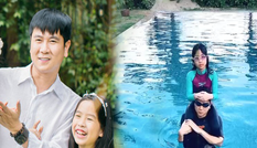 Hú hồn với cách dạy con học bơi của Hồ Hoài Anh
