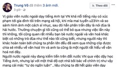 Thầy giáo nước ngoài bình luận khiếm nhã đến Đại tướng Võ Nguyên Giáp