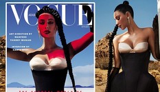 Kim Kardashian mặc áo bó sát, bị chê thân hình như lọ hoa