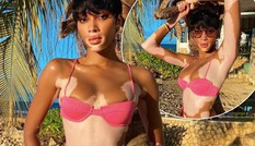 Winnie Harlow quyến rũ hút hồn giữa biển tuyệt đẹp ở Jamaica