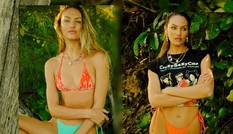 Bikini đậm chất nhiệt đới của thiên thần nội y Candice Swanepoel