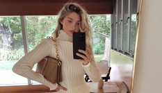 Thiên thần nội y Elsa Hosk khoe eo siêu nhỏ khó tin sau 3 tuần sinh con