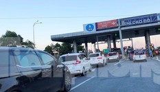 Làn thu phí ETC Pháp Vân - Cầu Giẽ lại tắc cứng