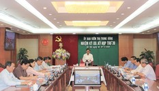 Bộ Chính trị yêu cầu hoàn thiện cơ chế, chống chạy chức, chạy quyền