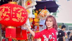 Thiếu nữ xứ Quảng trong áo dài truyền thống những ngày đầu Xuân