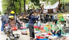 Hà Nội tái diễn 'chợ cóc' tự phát khi Tết Nguyên đán cận kề