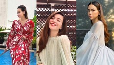 Không thể không trầm trồ trước những bộ váy bầu siêu thời trang của Hồ Ngọc Hà