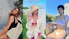 Sao Việt trong cuộc đua bikini nóng bỏng: Ai cũng tự tin khoe ngực đầy eo thon