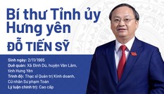 Chân dung Bí thư Tỉnh ủy Hưng Yên Đỗ Tiến Sỹ