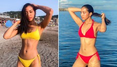 Cô gái da màu sở hữu body bốc lửa lên ngôi Hoa hậu Hoàn vũ Nhật Bản 2020