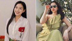 Đỗ Thị Hà mặc sơ-mi trắng giản dị xinh đẹp, Đặng Thu Thảo quyến rũ với váy lệch vai