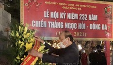 Thủ tướng dâng hương tại Tượng đài Quang Trung - Nguyễn Huệ