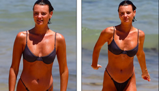 Mê mẩn ngắm body đẹp như tạc tượng của siêu mẫu Montana Cox với bikini