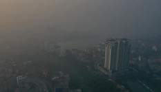 Miền Bắc tiếp tục chìm trong sương mù, ô nhiễm nghiêm trọng
