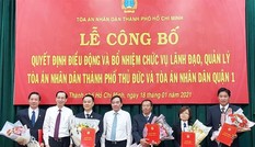 Bổ nhiệm Chánh án, lập Đội Thanh tra xây dựng TP Thủ Đức