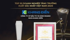 Trao giải Top 50 DN tăng trưởng xuất sắc, Top 10 chủ đầu tư bất động sản uy tín Việt Nam