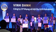 MXH Hahalolo vinh dự nhận giải thưởng “Công ty có sản phẩm công nghệ phục vụ khách du lịch