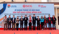 Khánh thành Sân thể thao cộng đồng SCG Quảng Bình