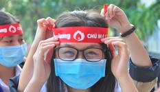 Tưng bừng Chủ nhật Đỏ tại trường đại học Trà Vinh