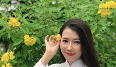 Vẻ đẹp dịu dàng của nữ sinh đất Sen Hồng