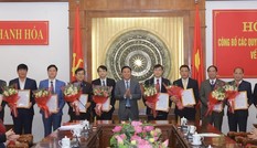 Thường trực Tỉnh uỷ Thanh Hoá công bố nhiều vị trí cán bộ mới