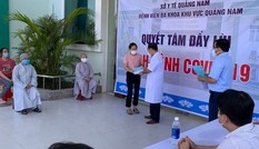 Thêm 10 bệnh nhân COVID-19 ở Quảng Nam khỏi bệnh, xuất viện