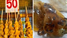 Quầy hàng xiên nướng ở Thái Lan bán bạch tuộc siêu độc, có thể gây tử vong trong nháy mắt