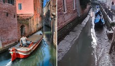 Người dân Venice giật mình khi thấy kênh đào khô queo sau một đêm, chuyện gì đang xảy ra?