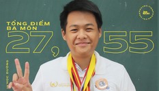 Cậu bạn “Văn Toán song toàn“: Toán đạt 9,6 điểm, Văn cũng suýt soát với 8,75