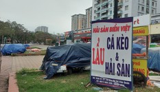 Quán ăn đường phố, trà đá, cà phê vỉa hè Hà Nội đồng loạt 'đắp chiếu'