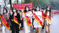 Hoa hậu Đỗ Thị Hà cùng hai Á hậu lan tỏa thông điệp nhân văn của ngày Chủ Nhật Đỏ