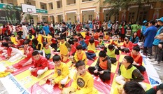Teen THCS Nguyễn Tri Phương trải nghiệm vô vàn điều thú vị tại Lễ hội Vũ Khúc Xanh đón Tết