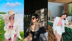 Chưa đến mùa Hè mà dàn mỹ nhân Việt đã tưng bừng diện đồ bơi, tiện khoe khéo dáng chuẩn