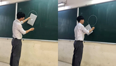 Thầy giáo chơi lớn “đu trend” cùng học sinh: Có tất cả nhưng lại thiếu thước kẻ!