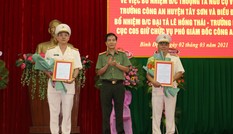 Bình Định có 2 tân Phó Giám đốc công an