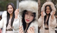 Hoa hậu Đỗ Thị Hà trở lại trường học: Ăn mặc giản dị, nụ cười tỏa nắng xua tan lạnh giá