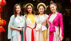 Hoa hậu H'Hen Niê rủ Khánh Vân du Xuân đầu năm, diện áo tứ thân cực lộng lẫy