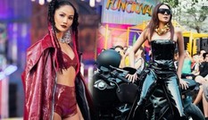 H’Hen Niê tết tóc cực chất, Thanh Hằng “catwalk bằng mô tô” trong show thời trang hiphop