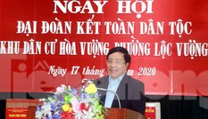 Phó Thủ tướng Phạm Bình Minh dự Ngày hội Đại đoàn kết toàn dân tại Nam Định