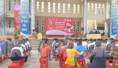 Chủ Nhật đỏ tại Nam Định thu hút hàng ngàn đoàn viên thanh niên