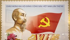 Phát hành đặc biệt bộ tem chào mừng Đại hội Đảng XII