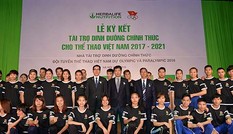 Thể thao Việt Nam được tài trợ dinh dưỡng tại Olympic 2016