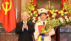 Thứ trưởng Bộ Công an Nguyễn Văn Sơn được thăng cấp bậc hàm Thượng tướng