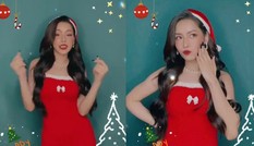 Chi Pu hóa ‘bà già Noel’ gợi cảm, nhảy sexy đón Giáng sinh