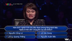 ‘Ai là triệu phú’ khiến người chơi gặp khó khăn khi hỏi về NSND Công Lý