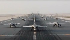 Qatar khoe sức mạnh không quân bằng cuộc diễn tập ‘voi đi bộ’