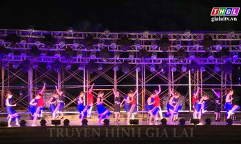 Tổng duyệt chương trình nghệ thuật Đêm hội cồng chiêng với chủ đề 'Giấc mơ đại ngàn'