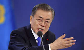 Tổng thống Hàn Quốc Moon Jae-in. (Ảnh: Reuters)