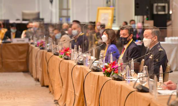 Ban tổ chức Đối thoại Shangri-La tiếp túc xúc tiến sự kiện vào đầu tháng 6 tới. (Ảnh: CNA)